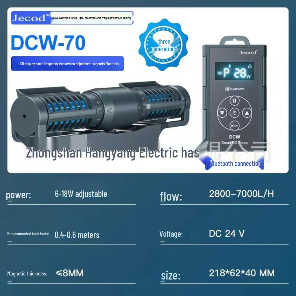 Jebao Bluetooth Smart DCW-Series Cichy Falownik do Zbiorników Słodkowodnych i z Arowanami