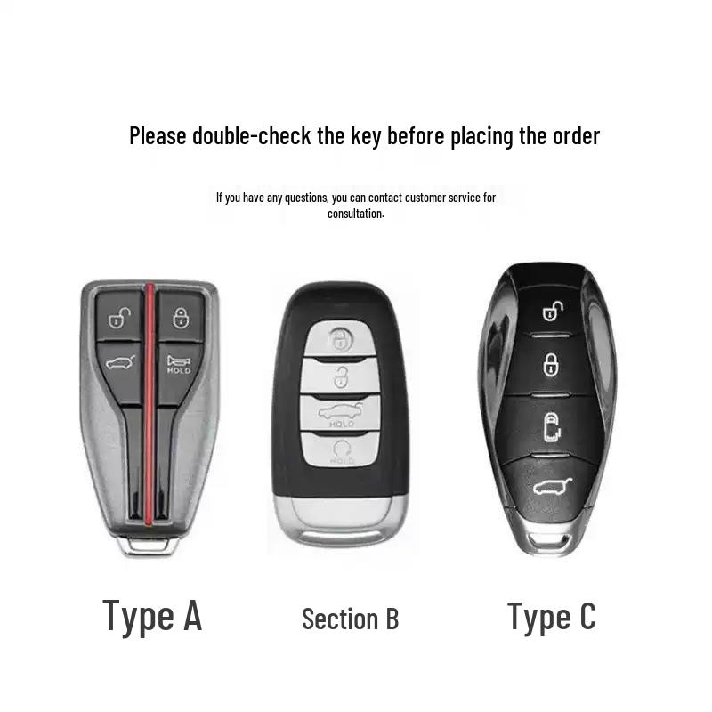 2024 Hongqi H5 Key Case: Compatible with H9, H7, H5, HS5, HS7, HQ9 - Luxury Car Key Shell for Men and Women