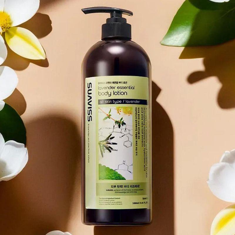 Suavis Lavender Essential Body Lotion 1000ml x 2