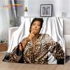 3D HD Bruno Mars Sänger Star Weiche Plüschdecke, Flanelldecke Überwurfdecke für Wohnzimmer Schlafzimmer Bett Sofa Picknick Abdeckung Kinder