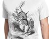 Alice In Wonderland 6 Drawing John Tenniel T-shirt S-XXL White Rabbit Lewis Carroll Literature Illustration, Cool Gift