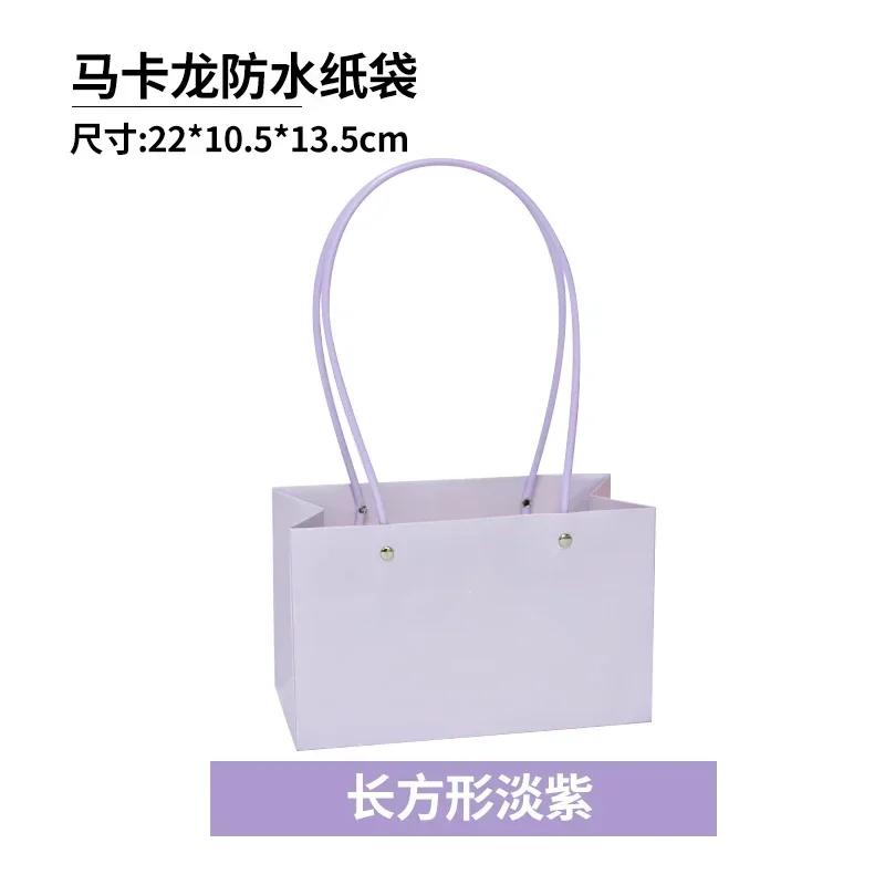 Festa de Casamento Rosa Flor Caixa de Presente Buquês de Flores Embalagem Caixa de Papel Sacola de Transporte Cesta de Armazenamento Dia dos Namorados Aniversário 10 PEÇAS