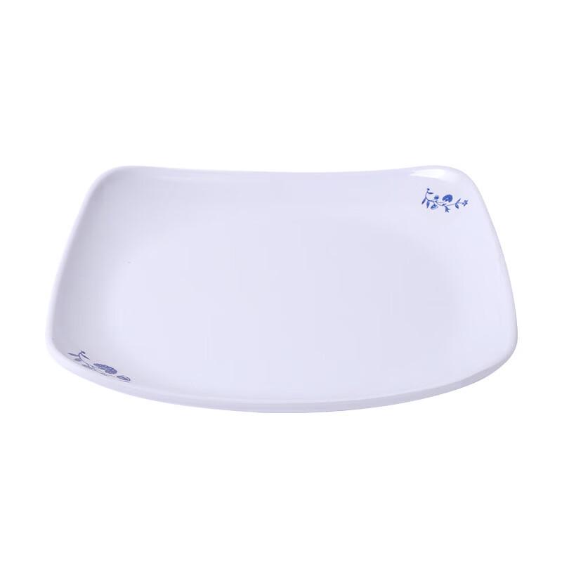 WUHE Food-Grade Melamine Square Compartment Serving Plate