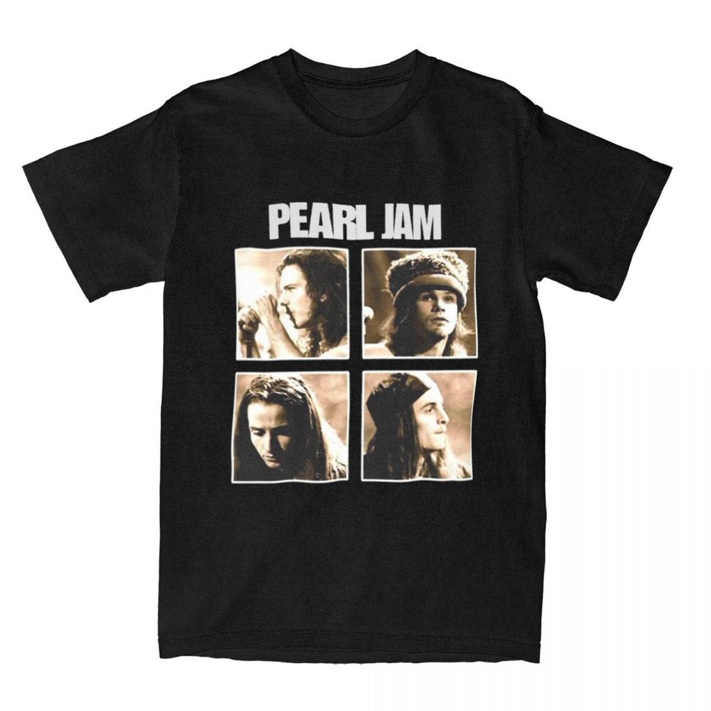 Pearls Jams T-Shirt Summer Eternal Joy The Happiness Found in Music Fun T-Shirts Cotton Harajuku Tshirt For Men Print Clothing