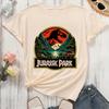 Jurassic Park Top Tees Teen Graphic Trendy Kawaii Pastel Harajuku  T Shirt 2000s Streetwear Pastel Gothic University Comfortable