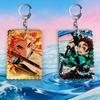 Ghost Slayer Blade Surrounding Relief Acrylic Keychain Cartoon Acrylic Keychain DIY Accessories Anime Cartoon Frind Fashion Toys