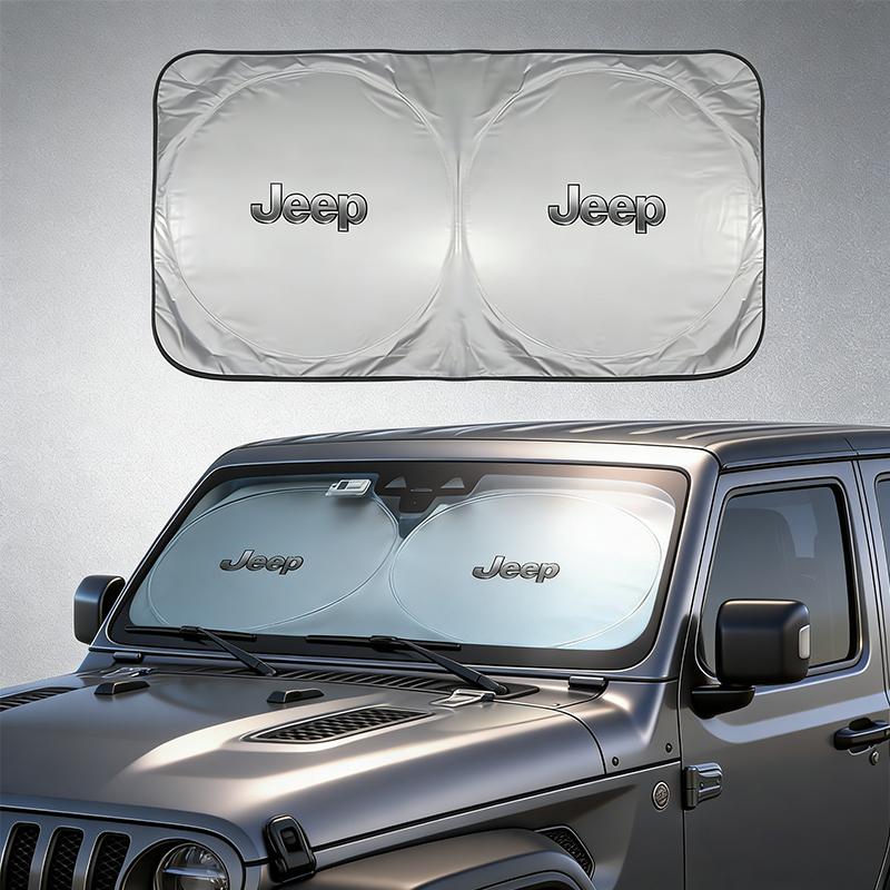Auto Windschutzscheiben-Sonnenschutz Visier UV-Schutzschild für Jeep Renegade Compass Grand Cherokee Wrangler Patriot Rubicon Liberty