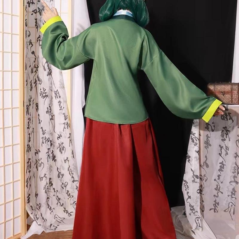 Anime Maomao Cosplay Kostüm Apotheker-Tagebücher Kimono Mao Mao Uniform Perücke Outfits Halloween Karnevalsparty Für Damen