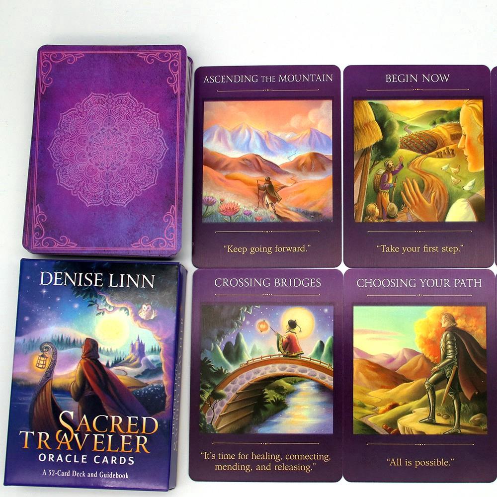 Super Sacred Traveler Oracle 10,4 * 7,3 cm 52 Karten Deck