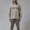 Fear of God Essentials Long-Sleeve T-Shirt Unisex Tops Olive FOG-FW20-201