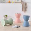 Pouf de Corredor Móveis de Sala de Estar Puff Minimalista com Armazenamento Banqueta Apoio para os Pés Puff para Trocar Sapatos Plástico Espessado Banco de Espera