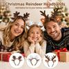Fluffy Christmas Headband Plush Antler Horn Hairband Soft Deer Ear Hair Hoop  Hair Accessories