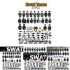 Military Police Building Blocks Set 22pcs Abs Plastic Diy Figure Toy For Boys