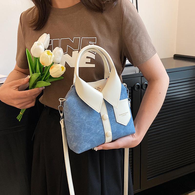 Personalized shirt small bag new 2025 Korean version fashion plaid handbag ins foreign style women's messenger bag tide