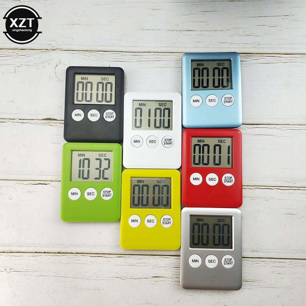 Magnetic Kitchen Timer Digital Cooking Baking LCD Display Count Down Up Loud Alarm Countdown Alarm Magnet Clock Kitchen Supplies3