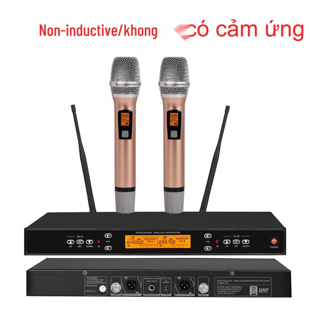 KTV U-Band Infrared Dual Wireless Lavalier and Headset Microphone Set for High-End Stage and Conference Use