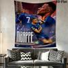 Kylian Mbappé Legend  Wall Hanging Printed Fabric Blanket Decorative Tapestries for Bedroom Living Room Home Decor