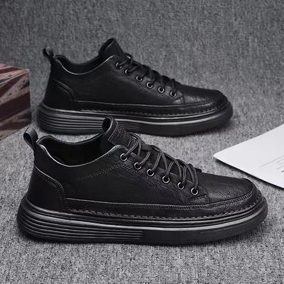 2025 nowe jesienne męskie buty casualowe ze skóry męskie modne wszechstronne buty męskie buty retro robocze buty robocze