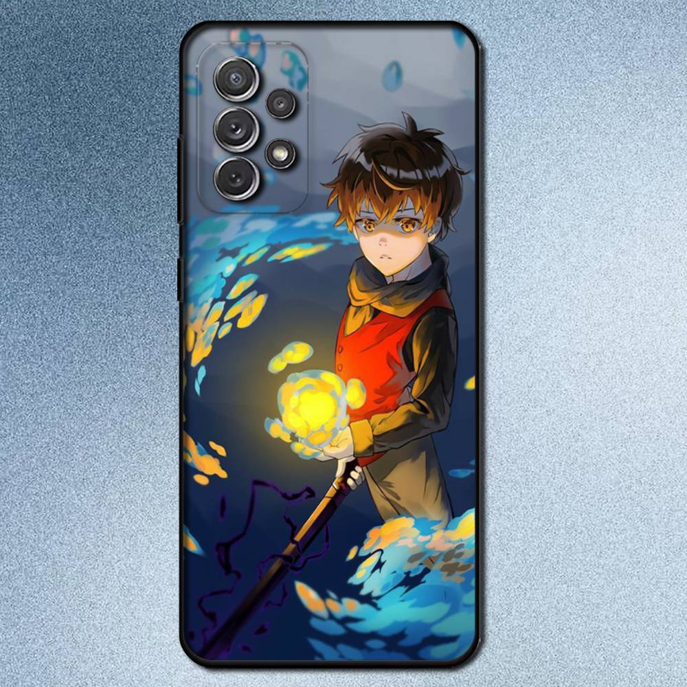 Tower Of God Phone Case For Samsung S25,S24,S21,S22,S23,S30,Ultra,S20,Plus,Fe,Lite,Note,10,9,5G Black Cover