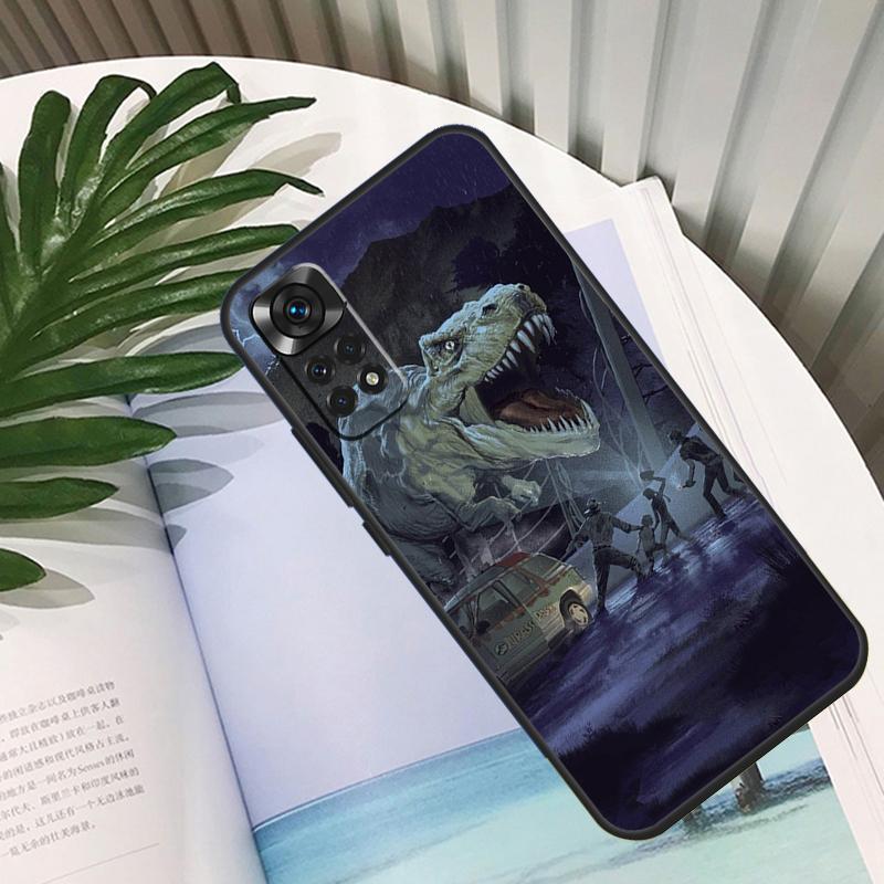 Jurassic Dinosaur Funda For Xiaomi Redmi Note 14 13 10 11 12 15 Pro Plus Case For Redmi 15C 14C 10C 12C 13C 15