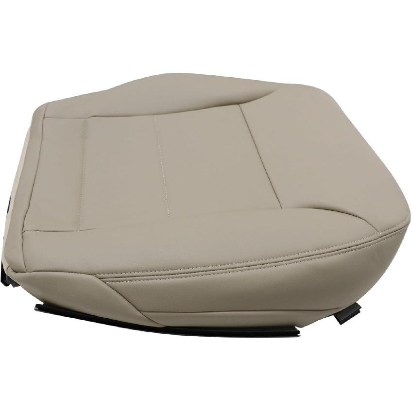 GXARTS Driver Side Bottom Replacement Leather Seat Cover Tan Compatible with Mercedes-Benz ML320 ML350 ML450 ML500 ML550 2009 2010 2011 2012 2013