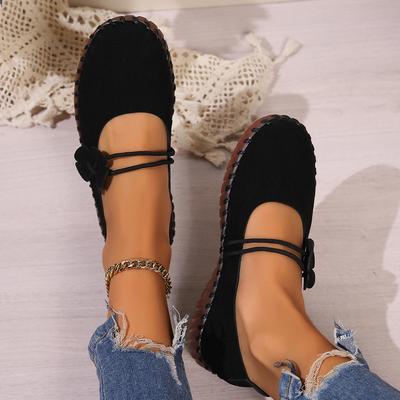 Scarpe Basse da Donna 2024 Primavera Autunno Scarpe Loafer con Punta Tonda per Camminare Scarpe Poco Profonde Monocolore Comode Scarpe Lolita Scarpe da Ginnastica Taglie Forti