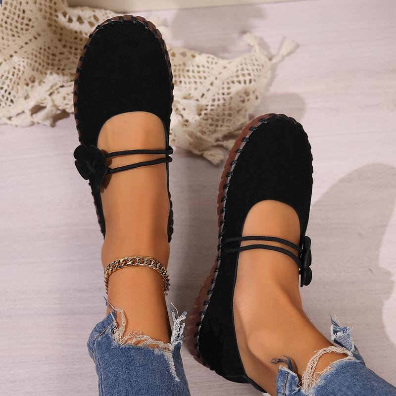 Fashion Women Flats 2024 Spring Autumn Walking Round Top Loafers Shoes Shallow Solid Color Comfortable Lolita Shoes Sneakers Plus Size