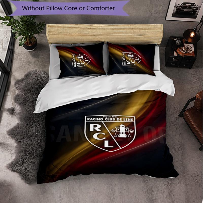 Lens FC Themed Bedding 3Pcs Duvet Cover Set Decorative Bed Linen For Teen Room Home Decoration