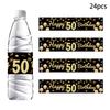 Gold Bottle Black Stickers Kit Age Milestone Celebrations And Halloween Decor