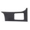 For Porsche Taycan -2024 Soft Carbon Fiber Car Dashboard Gear Adjustment Switch Cover Trim Sticker Interior Car Accessories
