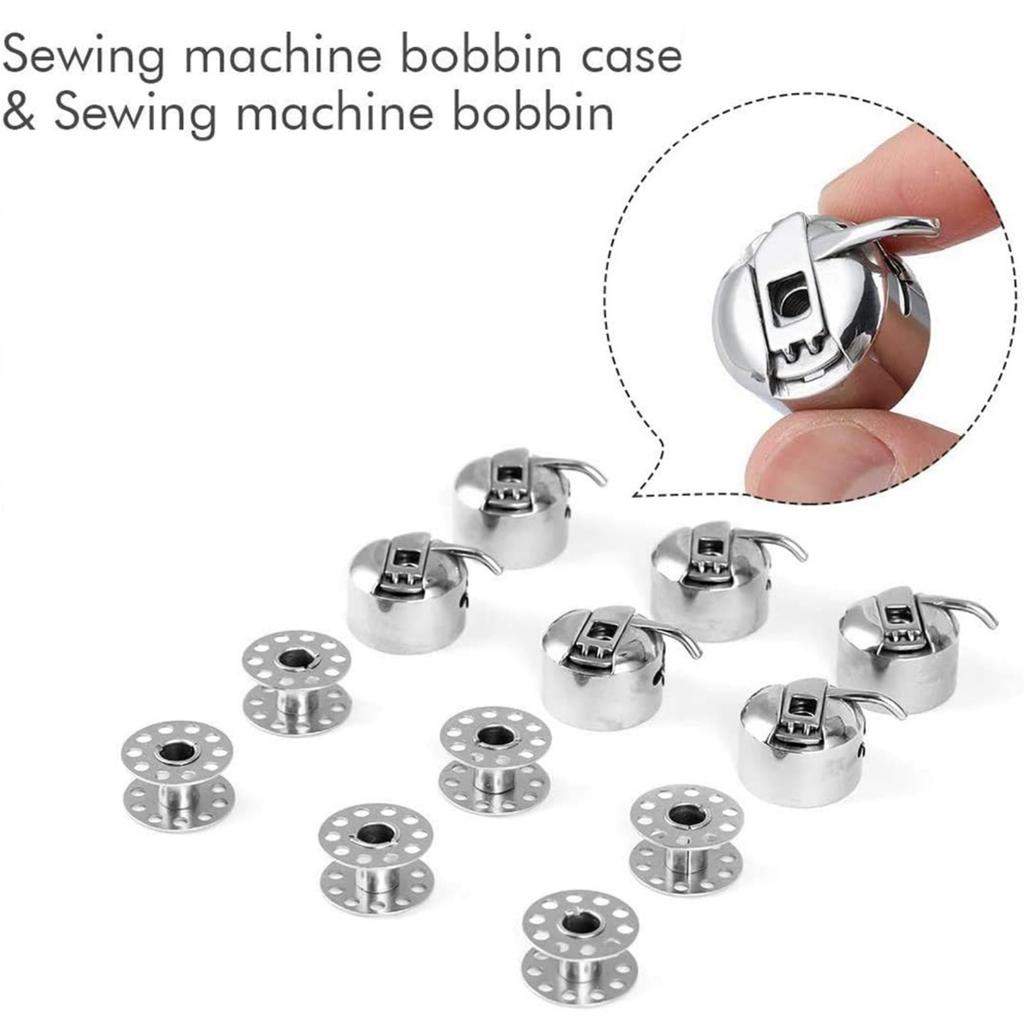 Pack of 24 Sewing Machine Bobbins and Cases Sewing Craft Tool Suitable for Home Use Perfect for Most Household Models