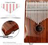 MOOZICA Kalimba 17-key K17K-EQ