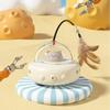 Cat Teaser Toy Cat Toys With Feather Cat Teaser Wand Rechargeable Electric Sensing Pet Toys For Chasing And Hunting