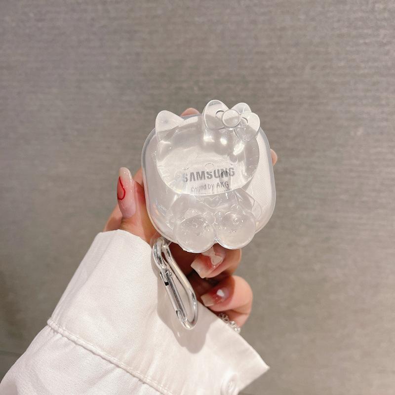 For Samsung Galaxy Buds LIVE PRO 2 Wireless Bluetooth Headset Case Cat Bear Protection Soft Case