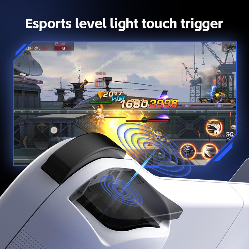 Wireless BT Eat Chicken Gamepad with Turbo/Vibration/Macro Phone Controller Mobile Game Controller for Android IOS for Switch PC