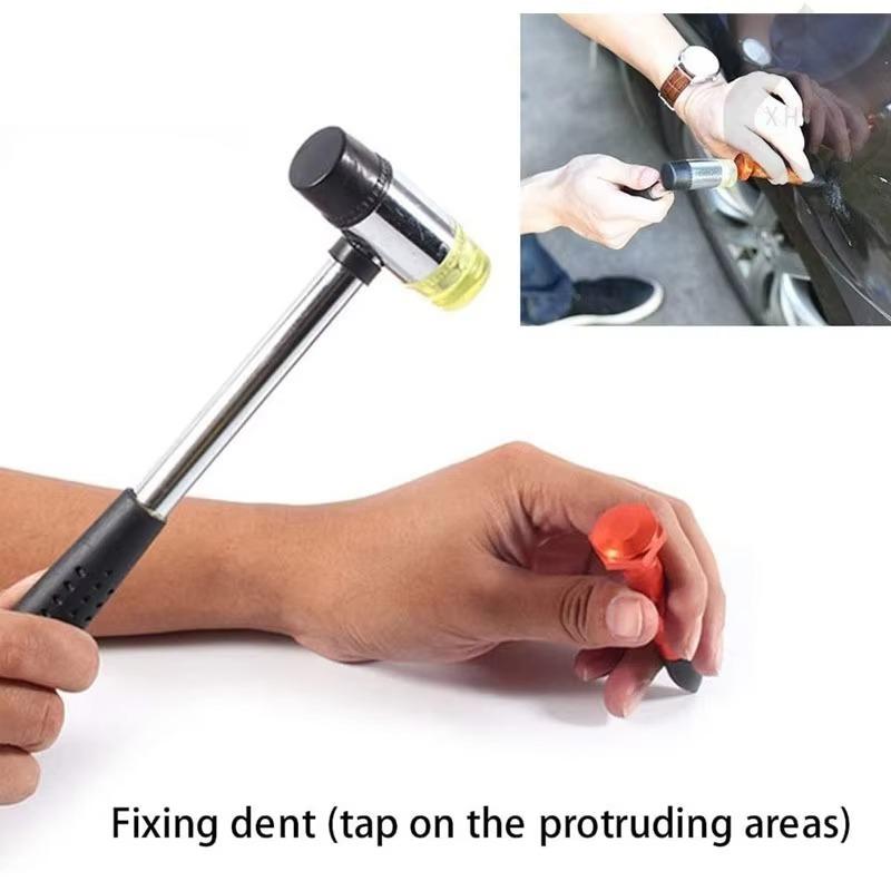 Hot Items Body Unpainted Dent Repair Kit Rea Car Dent Removal Tool Rubber Hammer Striking Tool Hail Dent Removal Tool