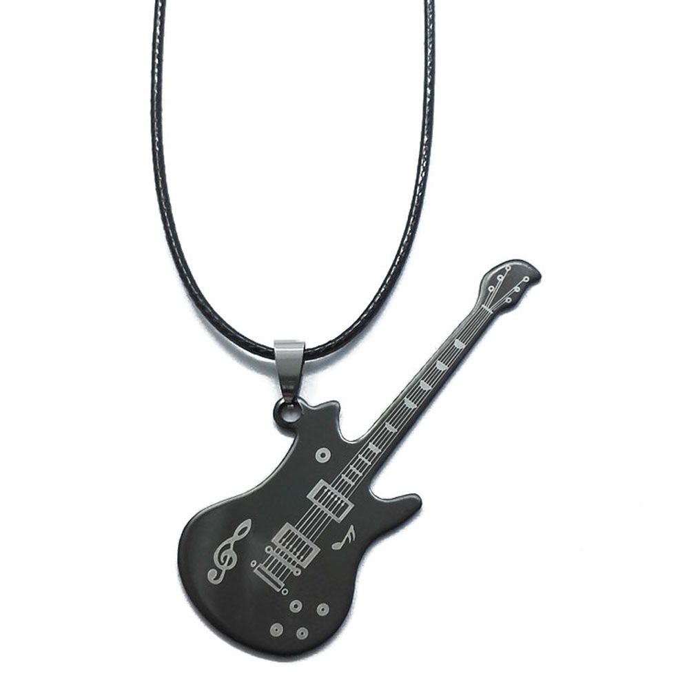 For Men Music Leather Punk Rock Sweater Chain Fashion Accessories Clavicle Chain Necklaces Jewelry