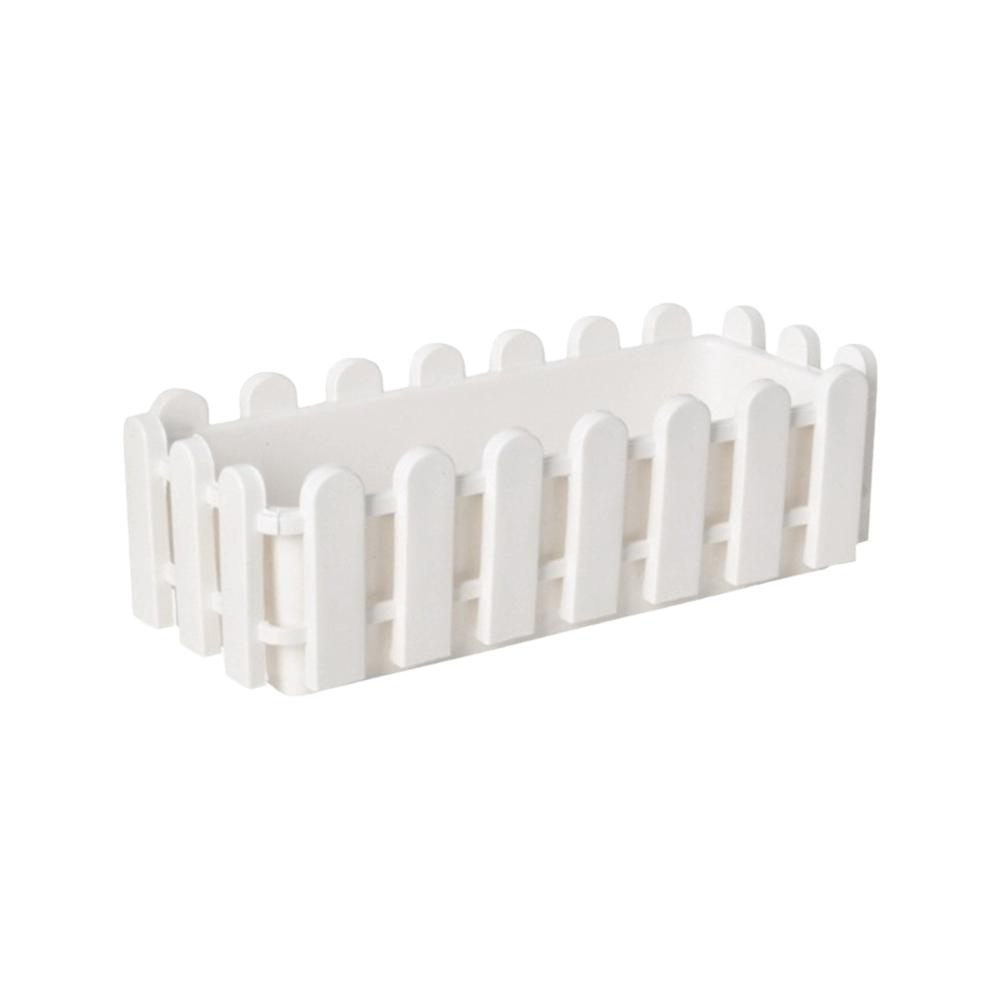 Small Planter Box Greenery Container Flower Arrangement Creative Fence Flowerpot Porch