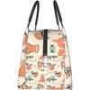 Funny Sloths Lunch Bag Reusable Portable Insulated Cute Animal Large Lunch Box Tote Bag for Women Men School Work Office