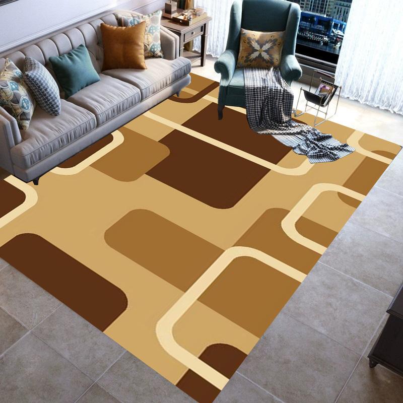 Geometric Modern Rugs Area Carpet Non-slip Floor Mat Door Family Bedroom Carpet Indoor Children's Play Throwing Yoga Mats