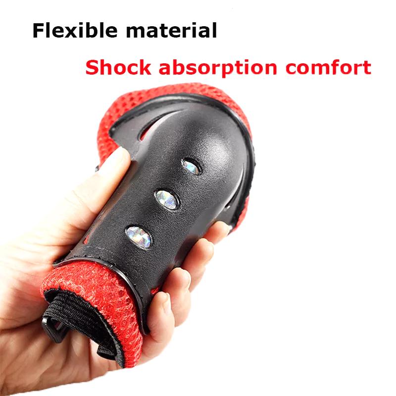 6Pcs/Set Kids Boy Girl Safety Helmet Knee Elbow Pad Sets Crianças Ciclismo Skate Bicicleta Capacete Proteção Segurança Guarda