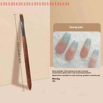 Nail Art Brushes Gradient Nail Art Sweep Pen Detail Brush - Manicure Painting Design Tool for Nail Artistry