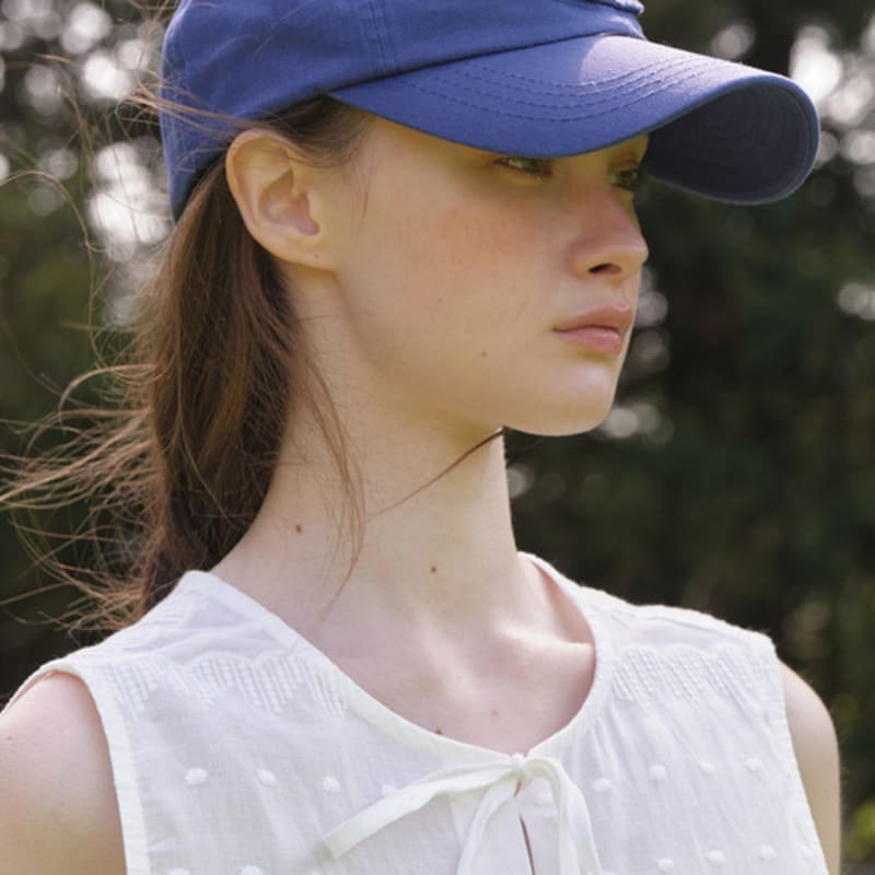 AMONG A LETTERING LOGO CAP_NAVY