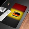 Belgian Football Association Emblem mouse pad, rubber base, esports desk mat, mouse pad for gamers and office use, gaming desk , easy to clean mat