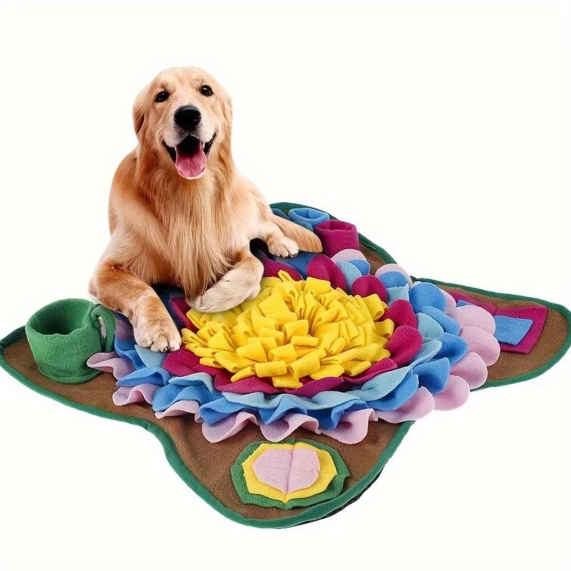 Pet Sniffing Training Mat Blanket Training Mat Dogs Cats Educational Stress Relief Bite Resistant Slow Food Pets Eco-friendly