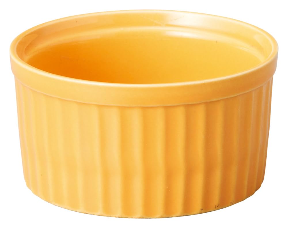 Ale-net Orange Souffle Cups, Medium, 200cc, Set of 10, Cocotte Souffles