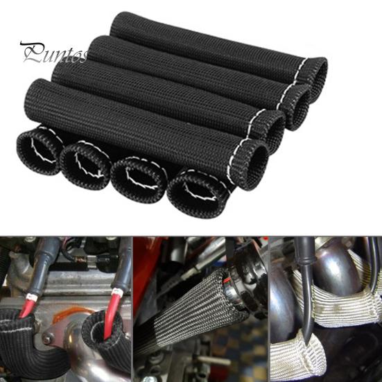 8Pcs Profissional Acabamento Fino Espessado Protetor de Vela de Ignição Vela de Ignição Proteção Térmica Manga Isoladora Acessórios Automotivos