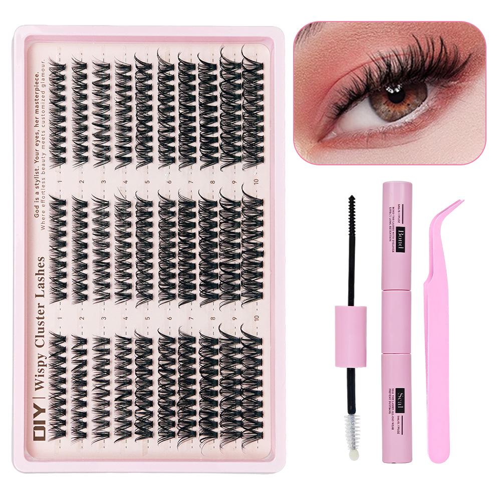 30D40D Dense European American Single Cluster Eyelash Glue Style 60D80D Large Capacity