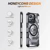 Rugged Armor Shockproof Phone Case For iPhone 16 Pro Max Magsafe Magnetic Wireless Charging TPU Frame Hard Plastic Back Cover