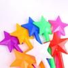Varinha de Fada Brilhante Estrela de Cinco Pontas Varinha Atacado para Crianças Adultos Brincadeira ao Ar Livre de Verão Festa Suprimento Mercado de Pulgas 10PCS